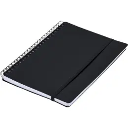 Altitude Noodle A5 Spiral Notebook Black Closed